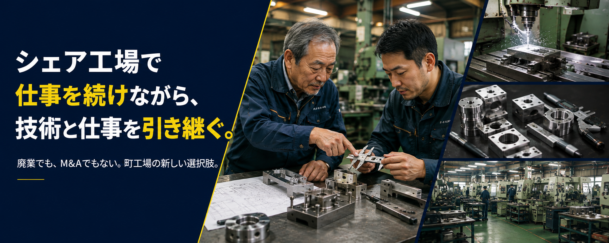 シェア工場で町工場の仕事と技術を引き継ぐMAKERSBASE